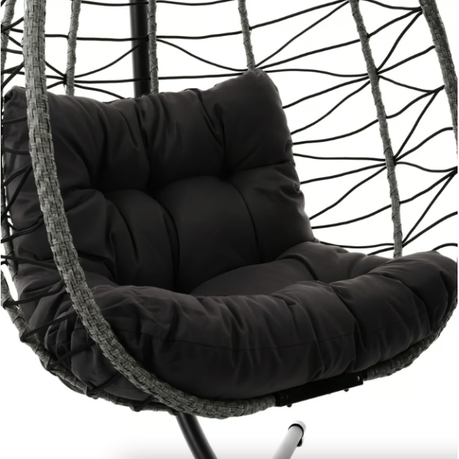 Підвісне крісло-кокон Di Volio Corta одномісне графітовий