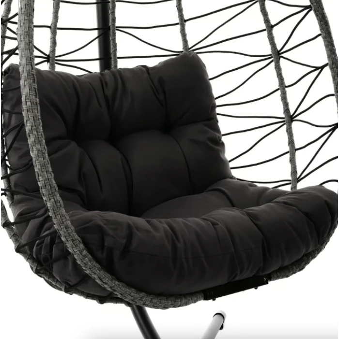 Подвесное кресло-кокон Di Volio Corta одноместное графитовое