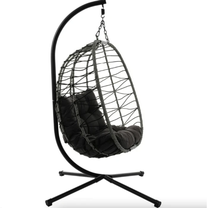 Подвесное кресло-кокон Di Volio Corta одноместное графитовое