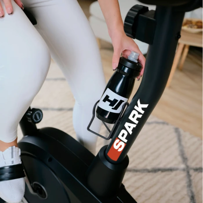 Велотренажер Hop-Sport HS-2080 Spark черно-красный (2025)