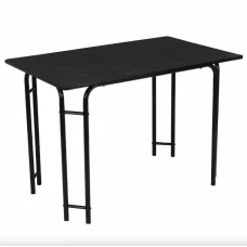 Комплект меблів Costway Katarina стіл і 4 стільці чорний