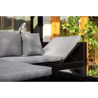 Садовая мебель Di Volio Bologna черный/серый