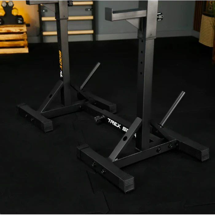 Стійки під штангу Trex Sport TX-100S регульовані з ручками для віджимань