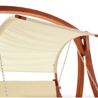 Садова гойдалка Di Volio Pergia двомісна бежевий