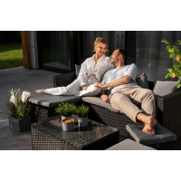 Садовая мебель Di Volio Bologna черный/серый