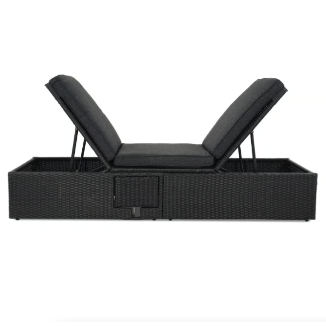 Садовый шезлонг Di Volio Asco черный