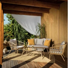 Комплект садовой мебели Di Volio Teramo бежево-кремовый