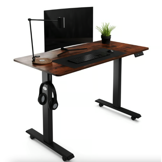 Компьютерный стол с регулируемой высотой Di Volio Amone коричневый