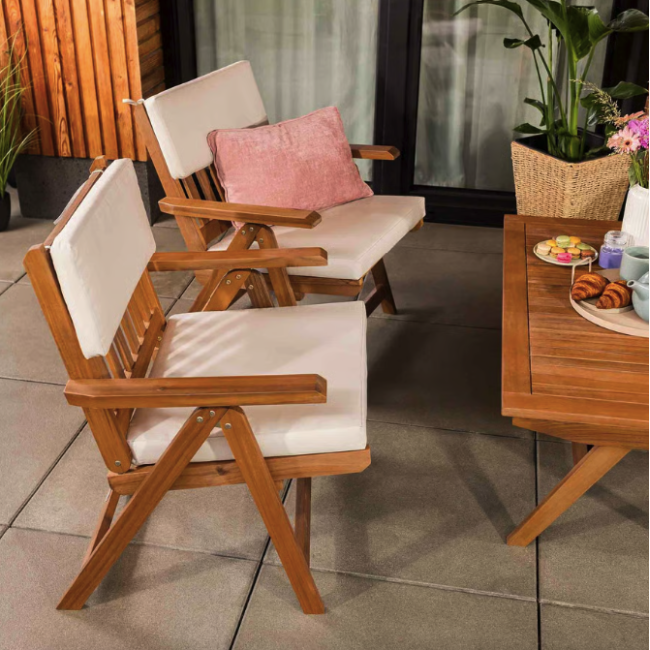 Комплект садовой мебели Di Volio Lusiano складной бежевый