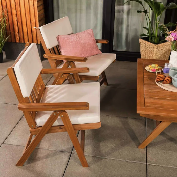 Комплект садовой мебели Di Volio Lusiano складной бежевый