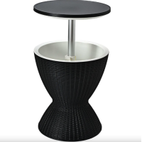 Стол-холодильник Costway Curver с регулируемой высотой 30L черный