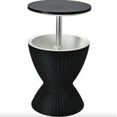 Стол-холодильник Costway Curver с регулируемой высотой 30L черный