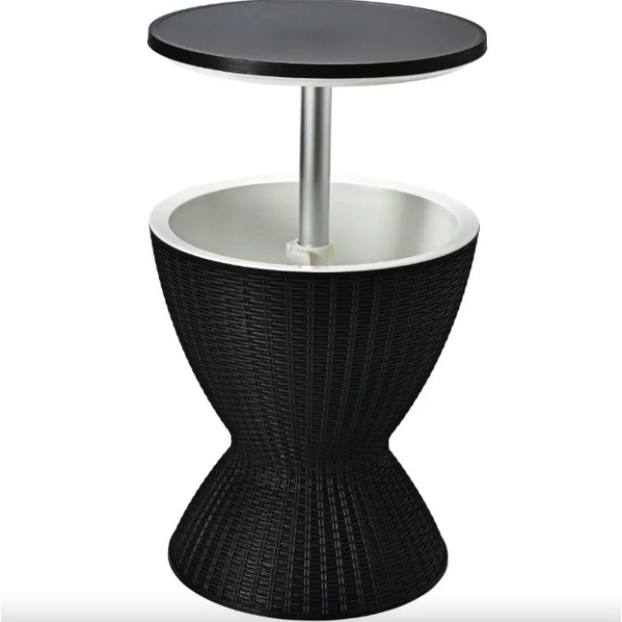 Стіл-холодильник Costway Curver з регульованою висотою 30L чорний