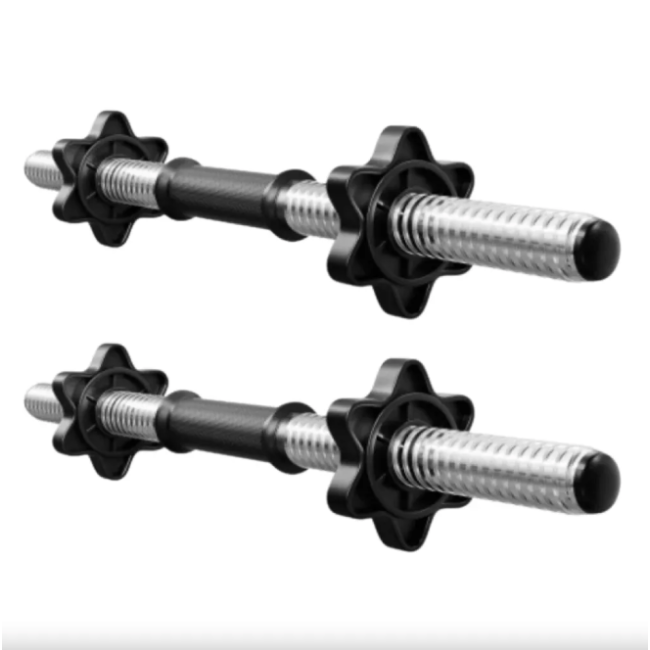 Набор композитных дисков Besport PowerPro 29кг для гантелей и штанг + 2 грифа