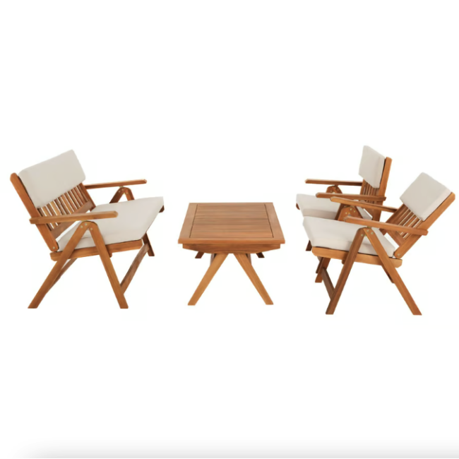 Комплект садовой мебели Di Volio Lusiano складной бежевый