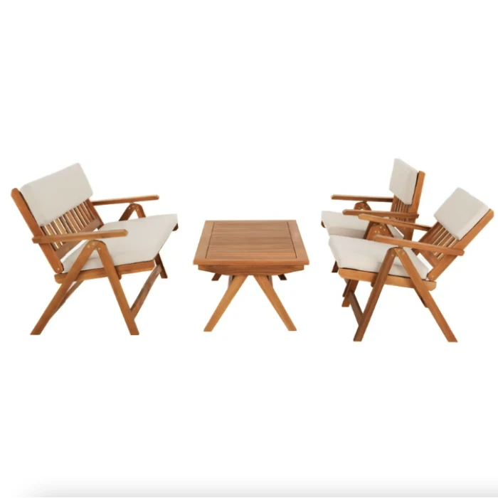 Комплект садовой мебели Di Volio Lusiano складной бежевый