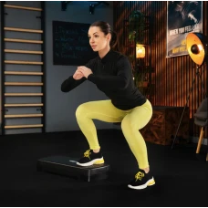 Степ платформа Trex Sport TX-030AS 3 рівнева чорно-жовта