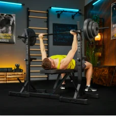 Стойки под штангу Trex Sport TX-100S регулируемые с отжимными ручками.