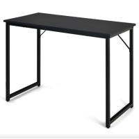 Письменный стол Costway Homart со стальным каркасом черный