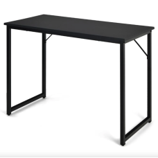 Письменный стол Costway Homart со стальным каркасом черный