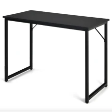 Письменный стол Costway Homart со стальным каркасом черный