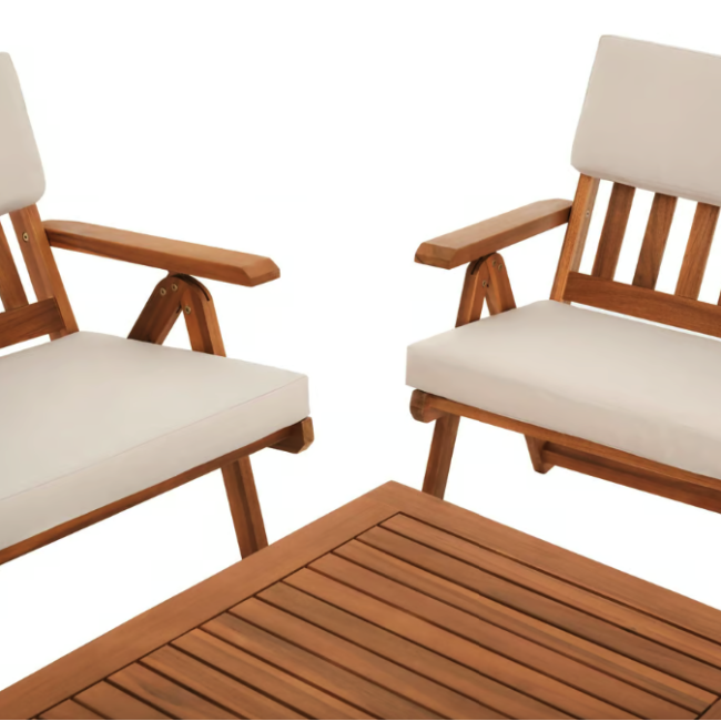 Комплект садовой мебели Di Volio Lusiano складной бежевый