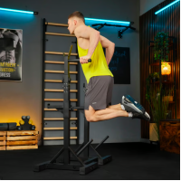 Стійки під штангу Trex Sport TX-100S регульовані з ручками для віджимань