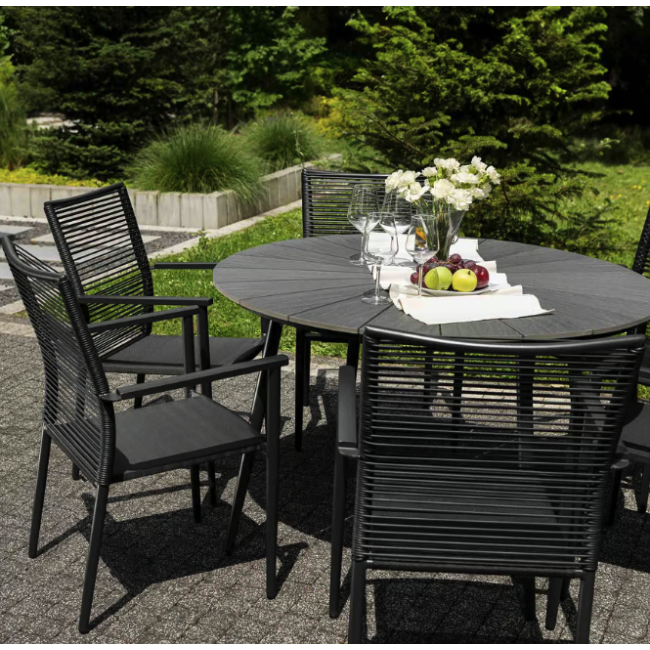 Стол Di Volio Palermo 120см серый