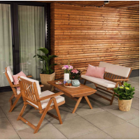 Комплект садових меблів Di Volio Lusiano складаний бежевий