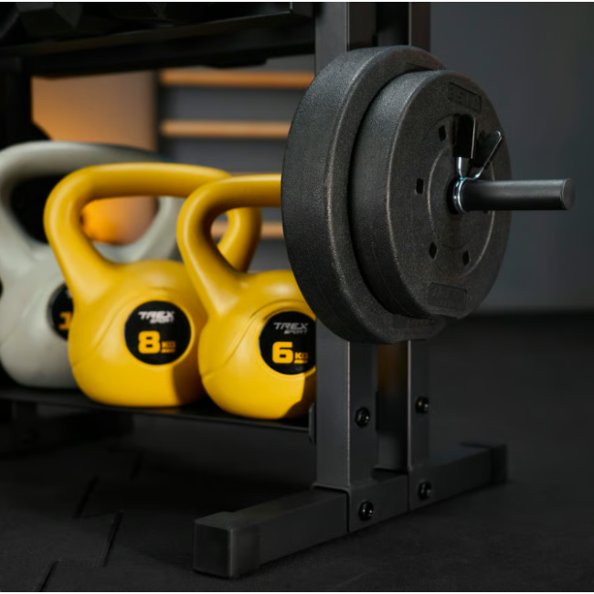 Стійка 2-рівнева для гантелей, дисків та гирь TX-045DR