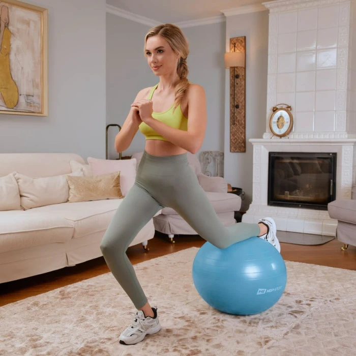 Фитбол Hop-Sport 45см голубой