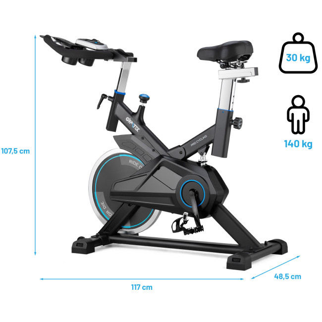 Спинбайк Gymtek XS1400 синий