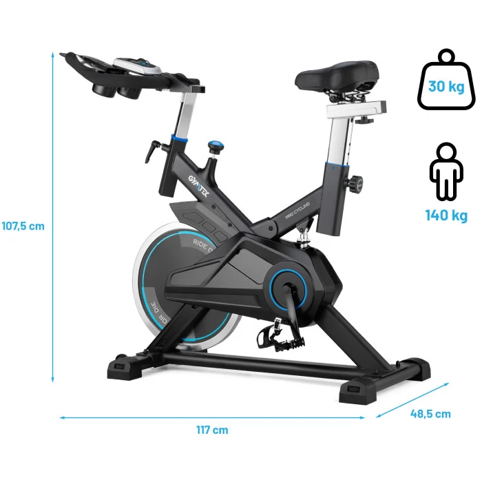 Спинбайк Gymtek XS1400 синий