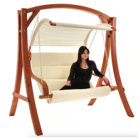 Садова гойдалка Di Volio Pergia двомісна бежевий