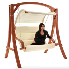 Садова гойдалка Di Volio Pergia двомісна бежевий