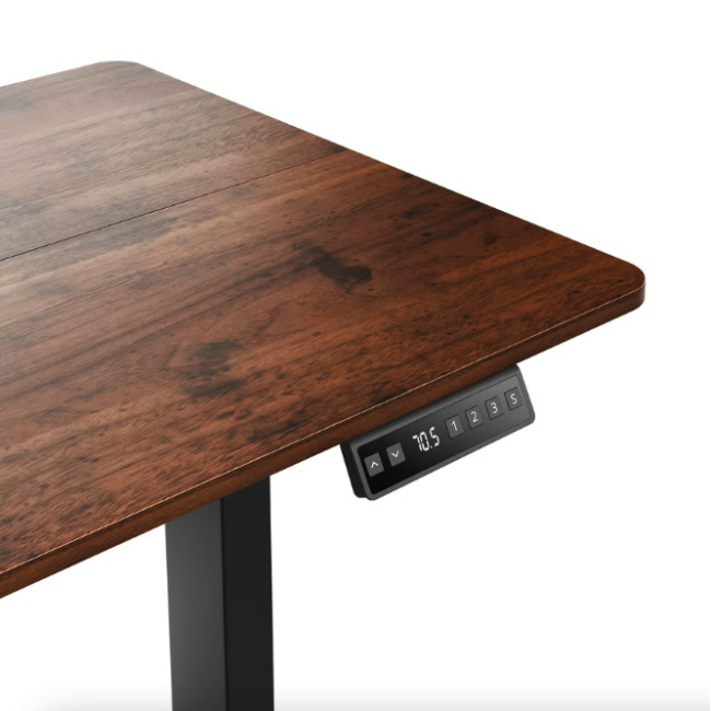 Компьютерный стол с регулируемой высотой Di Volio Amone коричневый