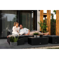 Садовая мебель Di Volio Bologna черный/серый