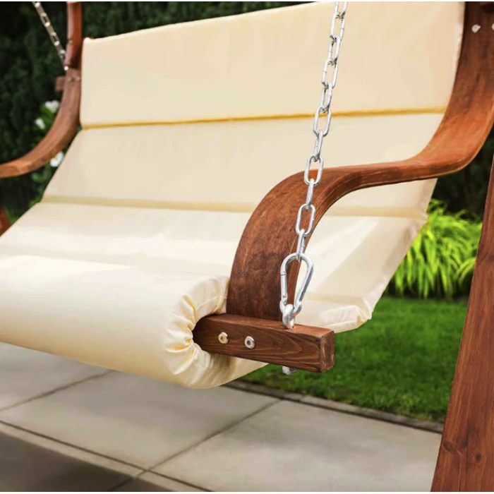 Садова гойдалка Di Volio Pergia двомісна бежевий