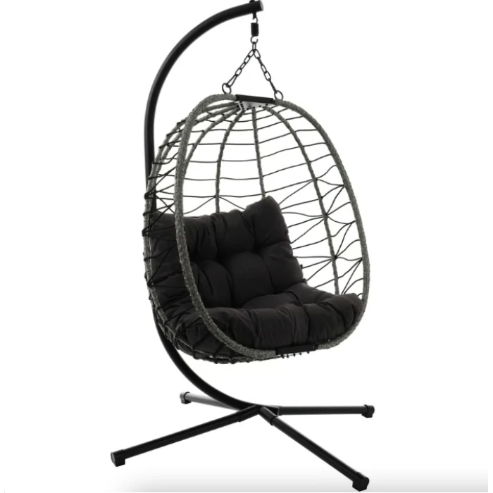 Подвесное кресло-кокон Di Volio Corta одноместное графитовое