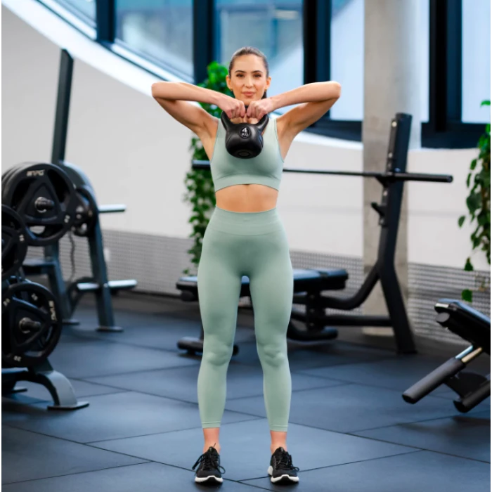 Гиря виниловая Gymtek 4кг черный