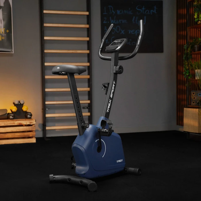 Велотренажер Trex Sport TX-380MB Rigon магнітний темно-синій