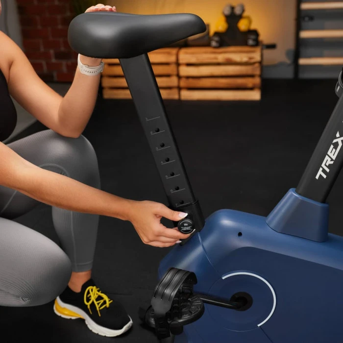 Велотренажер Trex Sport TX-380MB Rigon магнітний темно-синій