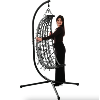 Підвісне крісло-кокон Di Volio Corta одномісне графітовий