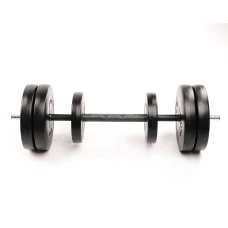 Набір гантелі-штанга Elitum Titan 39кг з перехідником