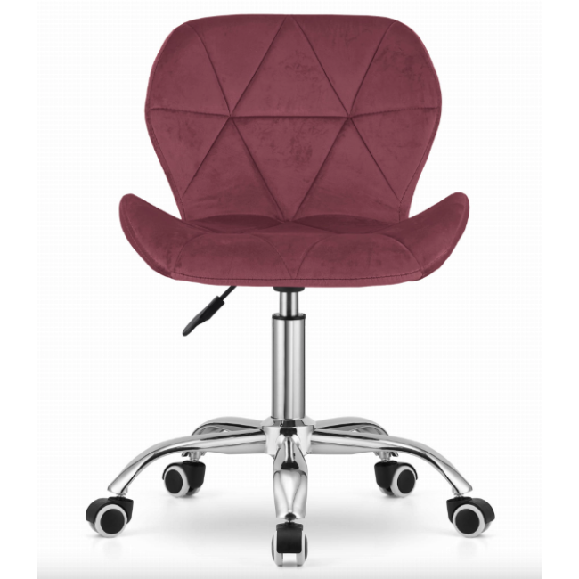 Офісне крісло Leobert Avola темно-рожевий