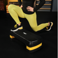 Степ платформа Trex Sport TX-030AS 3 уровня черно-желтая