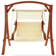 Садова гойдалка Di Volio Pergia двомісна бежевий