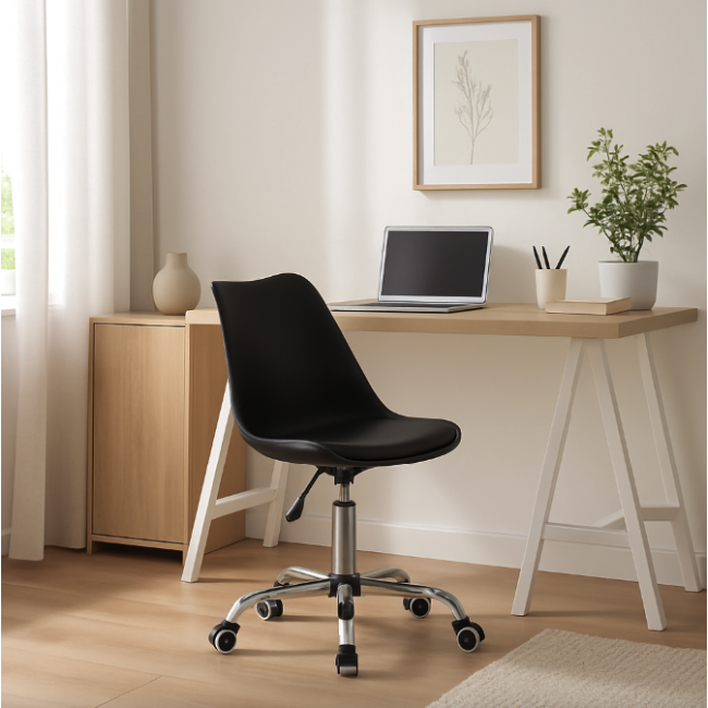 Офісне крісло Leobert Alba чорний