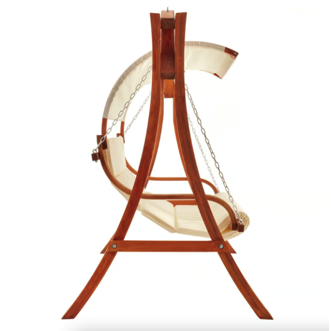 Садова гойдалка Di Volio Pergia двомісна бежевий