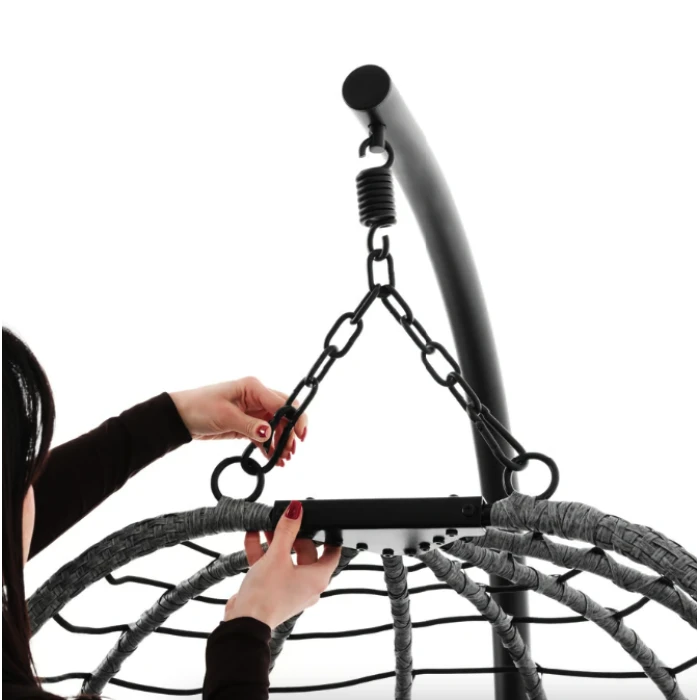 Подвесное кресло-кокон Di Volio Corta одноместное графитовое